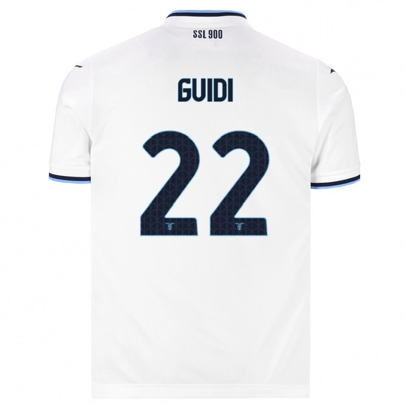 Danxen Mujer Camiseta Emma Guidi #22 Blanco Azul Marino 2ª Equipación 2026/27 La Camisa México