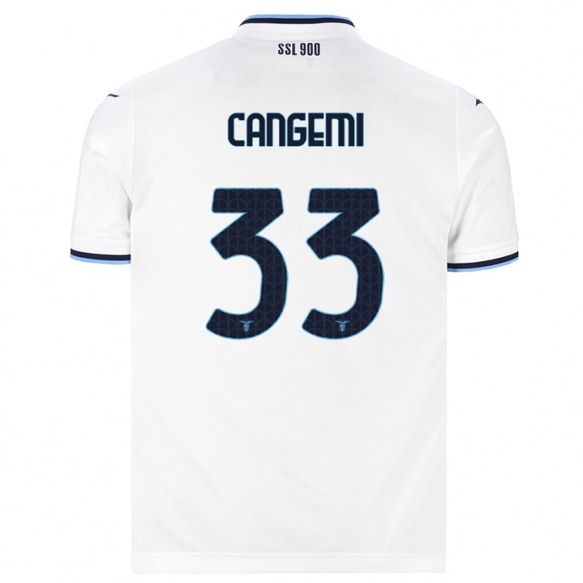 Danxen Mujer Camiseta Emanuele Cangemi #33 Blanco Azul Marino 2ª Equipación 2026/27 La Camisa México