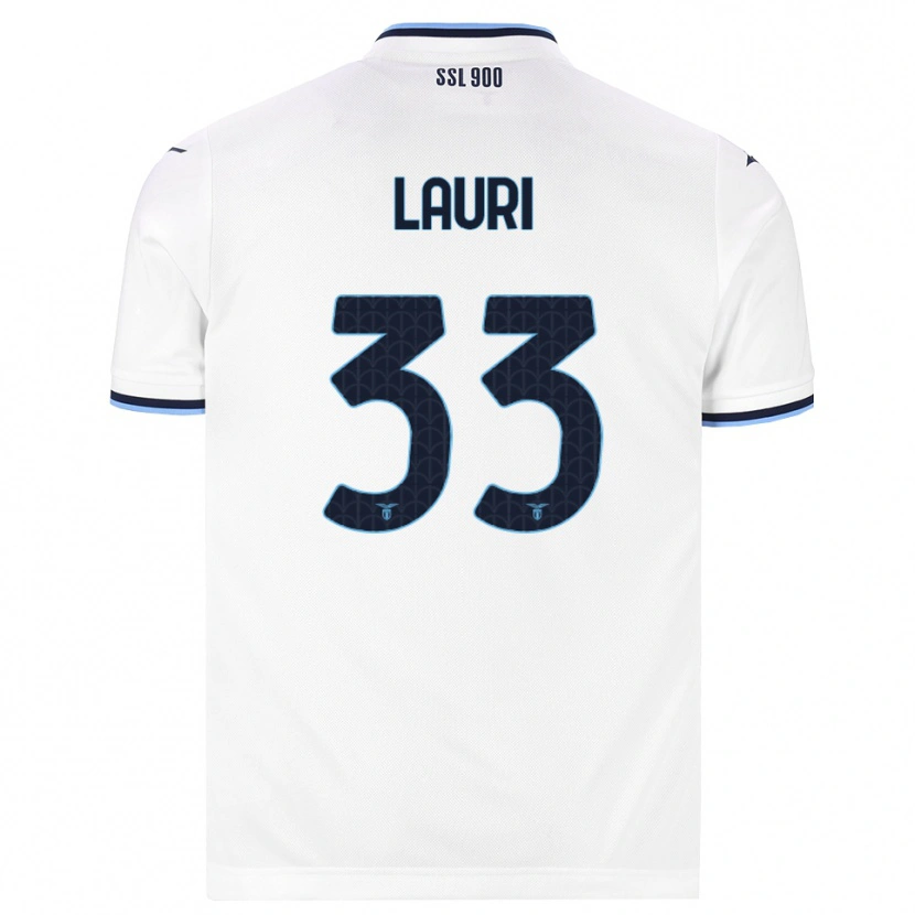 Danxen Mujer Camiseta Giacomo Lauri #33 Blanco Azul Marino 2ª Equipación 2026/27 La Camisa México