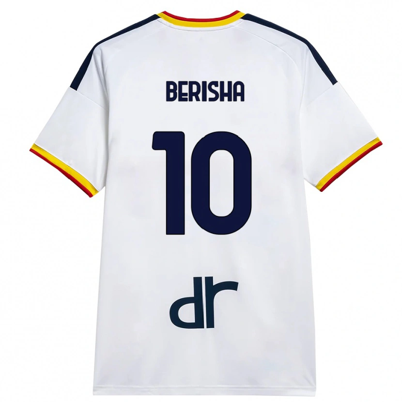 Danxen Mujer Camiseta Medon Berisha #10 Blanco Amarillo Rojo 2ª Equipación 2026/27 La Camisa México