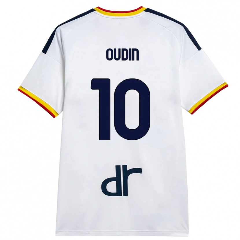 Danxen Mujer Camiseta Rémi Oudin #10 Blanco Amarillo Rojo 2ª Equipación 2026/27 La Camisa México