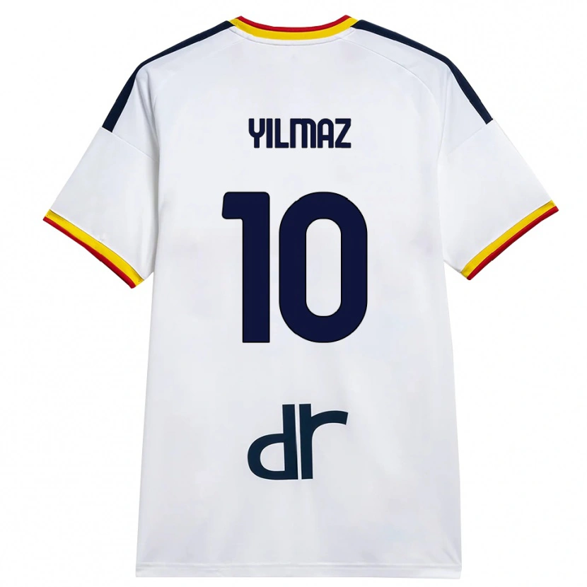 Danxen Mujer Camiseta Enes Yilmaz #10 Blanco Amarillo Rojo 2ª Equipación 2026/27 La Camisa México