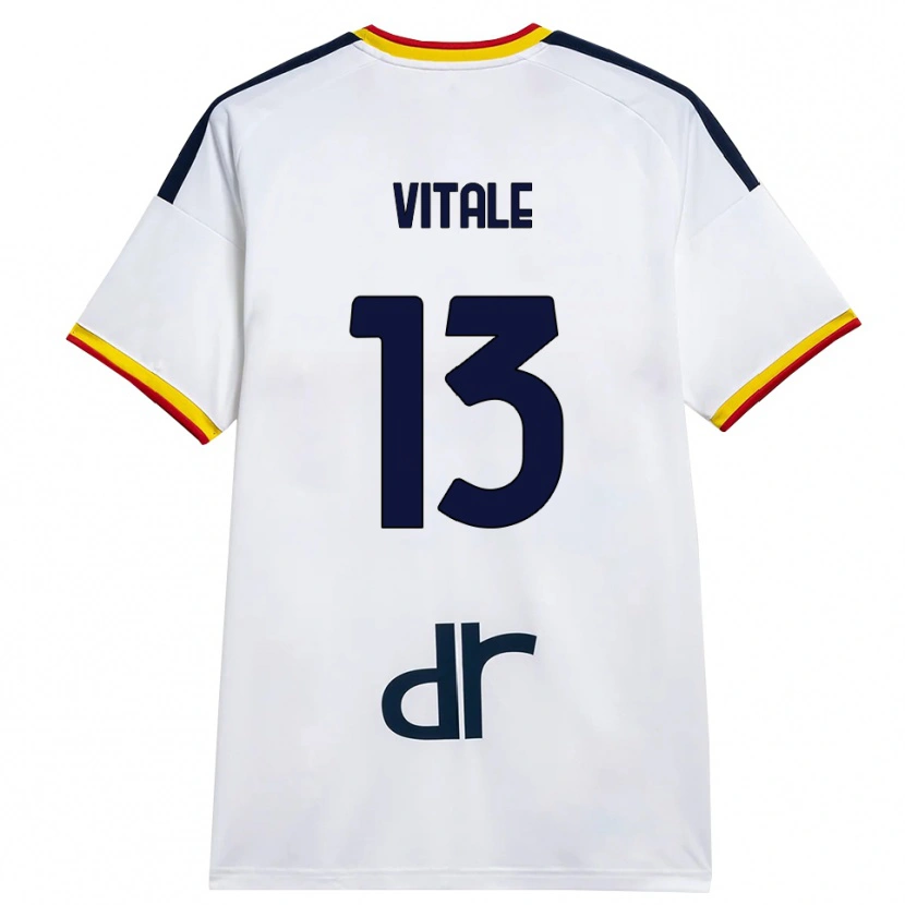 Danxen Mujer Camiseta Leonardo Vitale #13 Blanco Amarillo Rojo 2ª Equipación 2026/27 La Camisa México