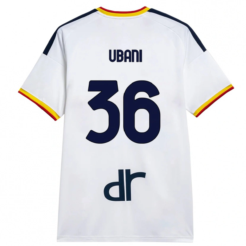 Danxen Mujer Camiseta Marlon Ubani #36 Blanco Amarillo Rojo 2ª Equipación 2026/27 La Camisa México