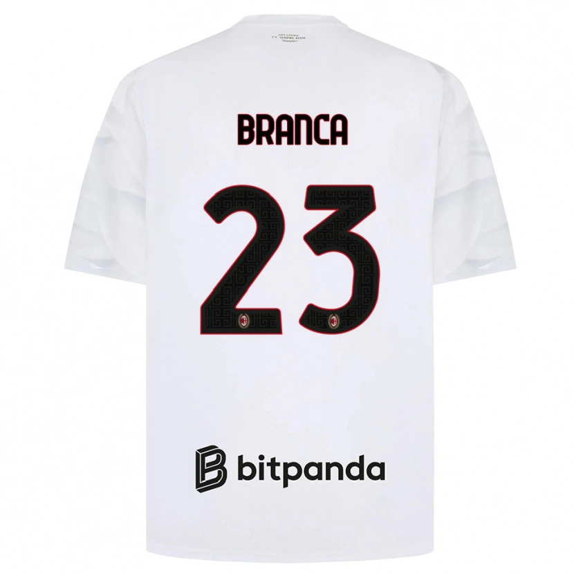 Danxen Mujer Camiseta Simone Branca #23 Blanco Rojo Negro 2ª Equipación 2026/27 La Camisa México