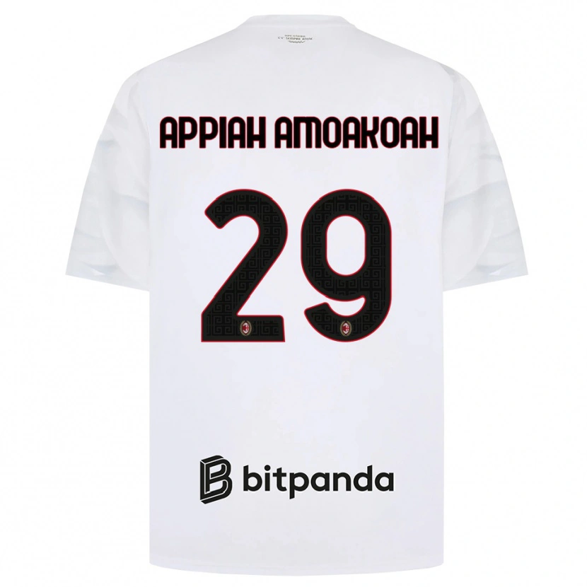 Danxen Mujer Camiseta Karen Appiah Amoakoah #29 Blanco Rojo Negro 2ª Equipación 2026/27 La Camisa México