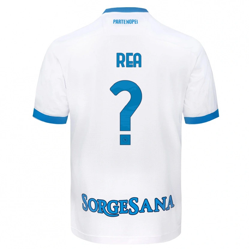 Danxen Mujer Camiseta Roberto Rea #0 Blanco Azul Cielo 2ª Equipación 2026/27 La Camisa México