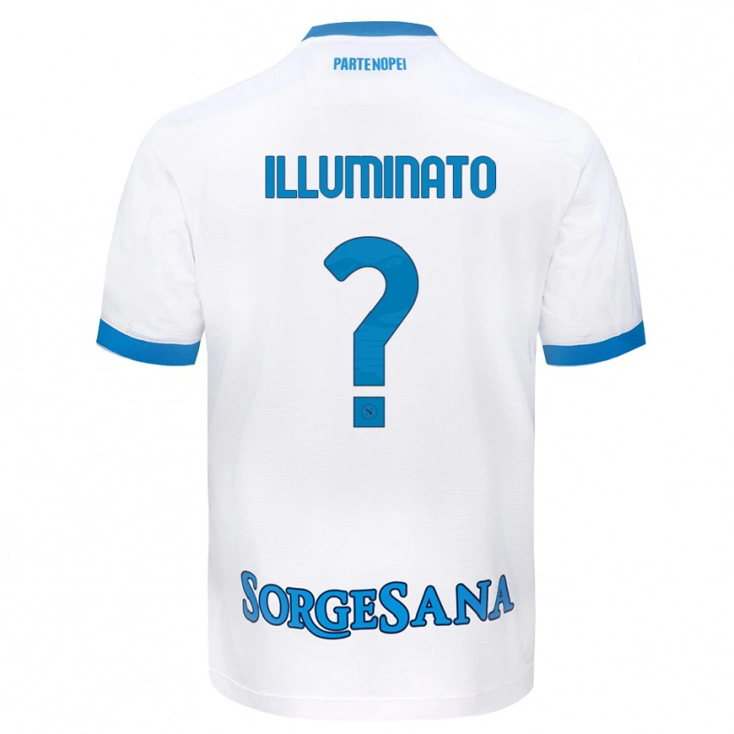 Danxen Mujer Camiseta Antonio Illuminato #0 Blanco Azul Cielo 2ª Equipación 2026/27 La Camisa México