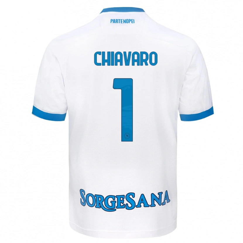 Danxen Mujer Camiseta Kelly Chiavaro #1 Blanco Azul Cielo 2ª Equipación 2026/27 La Camisa México