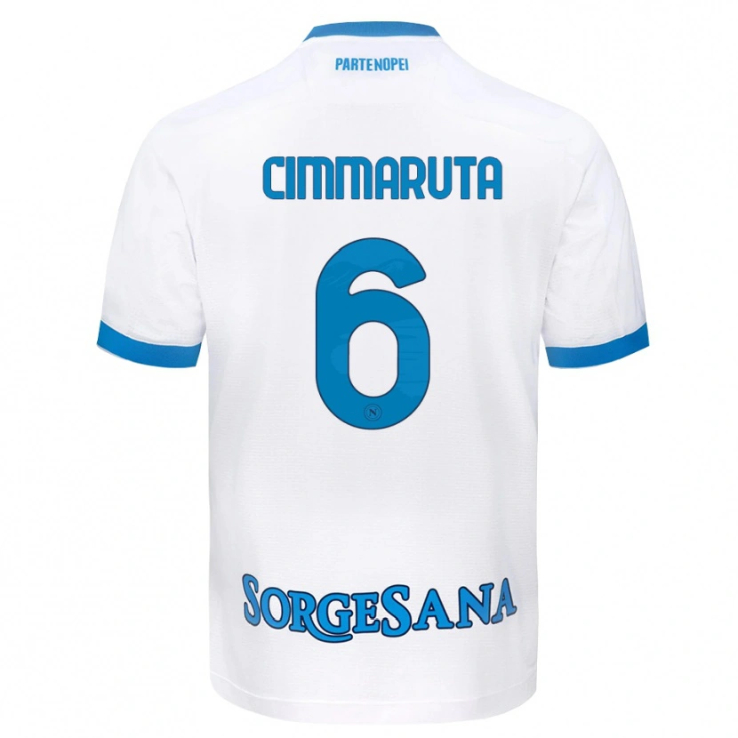 Danxen Mujer Camiseta Antonio Cimmaruta #6 Blanco Azul Cielo 2ª Equipación 2026/27 La Camisa México
