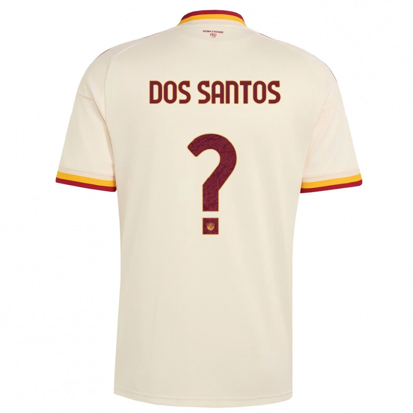 Danxen Mujer Camiseta Leandro Dos Santos #0 Champán Rojo Amarillo 2ª Equipación 2026/27 La Camisa México