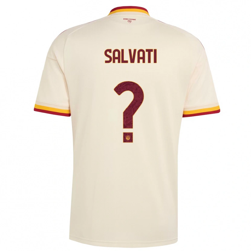Danxen Mujer Camiseta Manuel Salvati #0 Champán Rojo Amarillo 2ª Equipación 2026/27 La Camisa México
