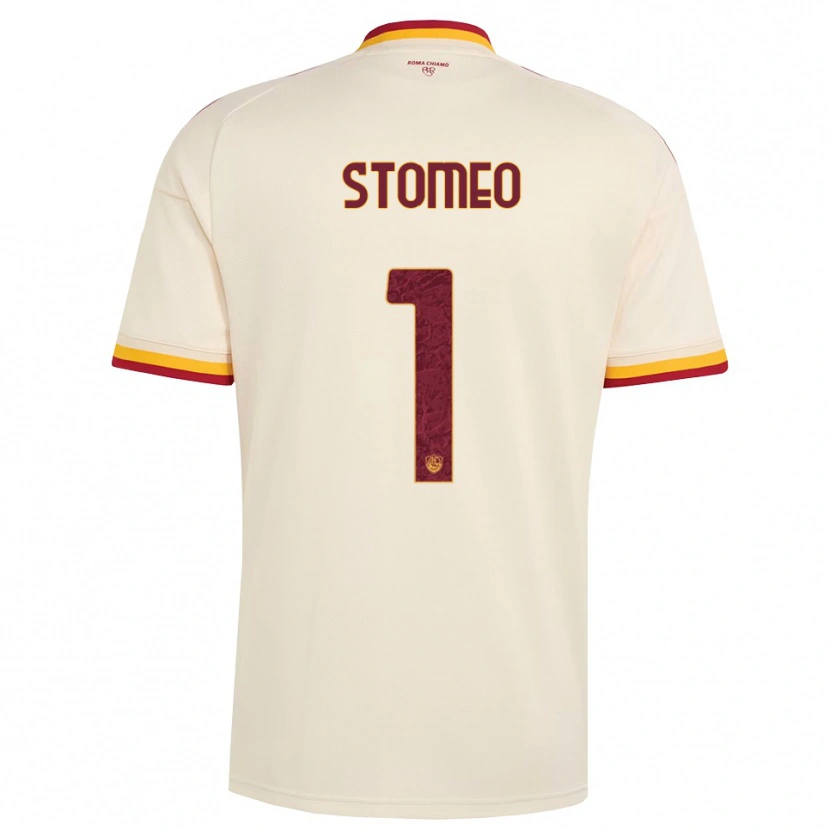 Danxen Mujer Camiseta Giorgio Stomeo #1 Champán Rojo Amarillo 2ª Equipación 2026/27 La Camisa México