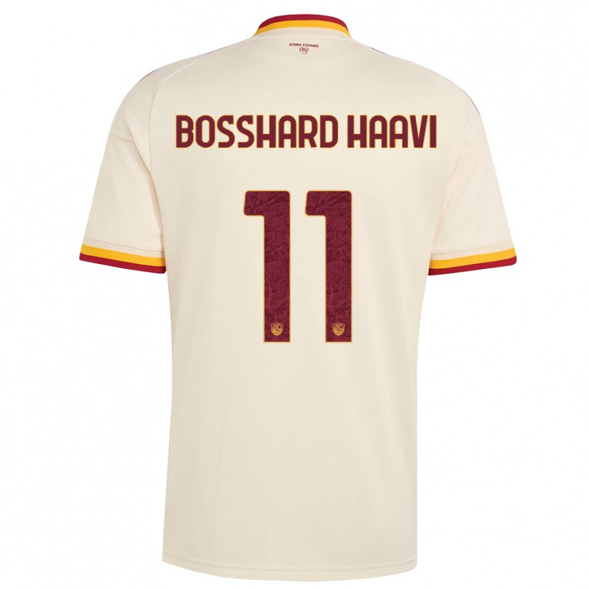 Danxen Mujer Camiseta Emilie Bosshard Haavi #11 Champán Rojo Amarillo 2ª Equipación 2026/27 La Camisa México