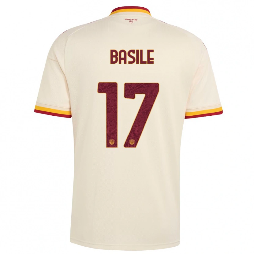 Danxen Mujer Camiseta Emmanuel Basile #17 Champán Rojo Amarillo 2ª Equipación 2026/27 La Camisa México