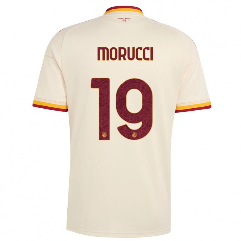 Danxen Mujer Camiseta Edoardo Morucci #19 Champán Rojo Amarillo 2ª Equipación 2026/27 La Camisa México