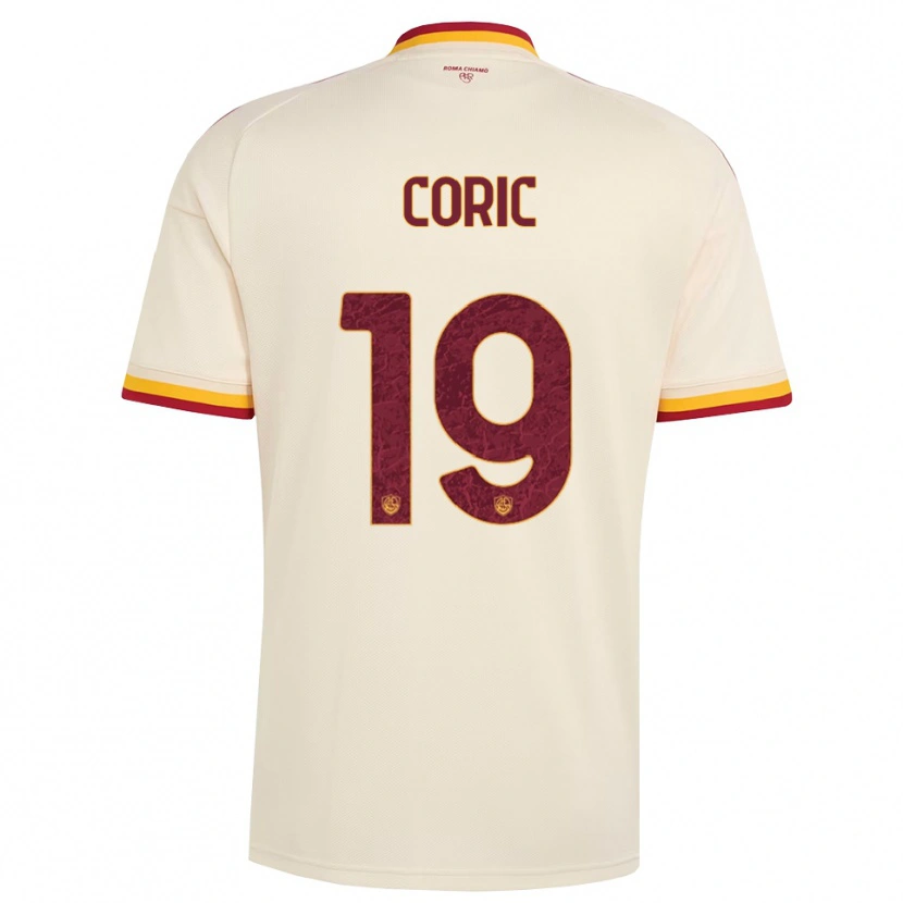Danxen Mujer Camiseta Ante Coric #19 Champán Rojo Amarillo 2ª Equipación 2026/27 La Camisa México