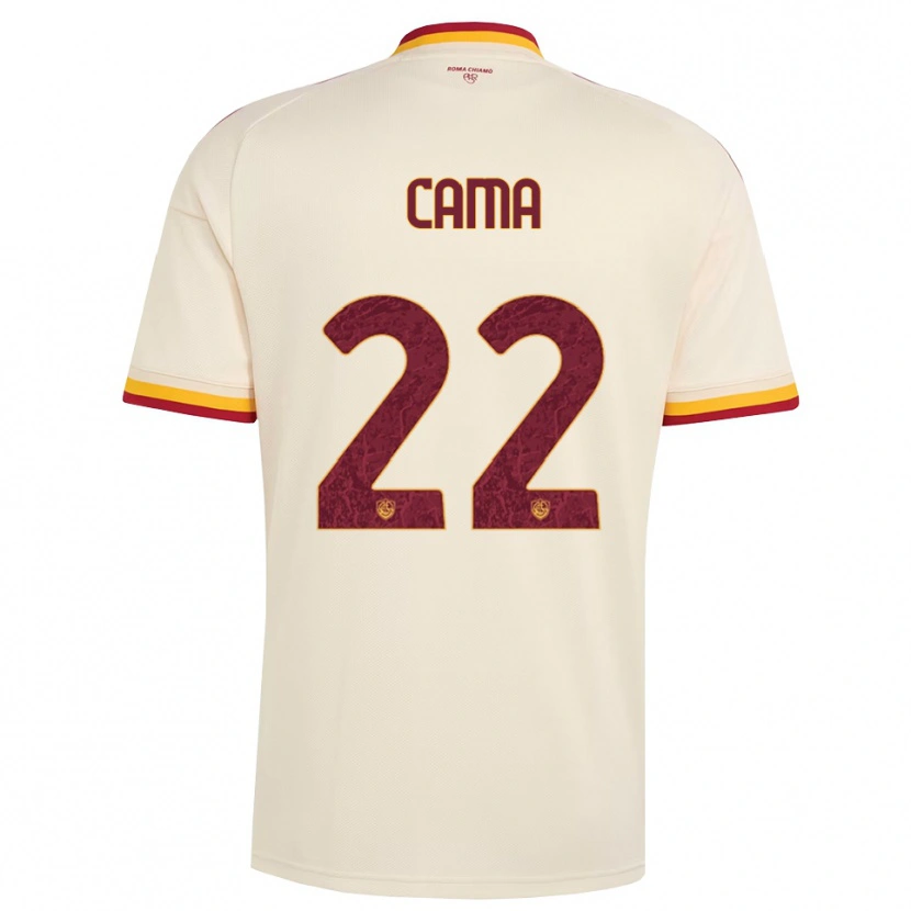 Danxen Mujer Camiseta Cristian Cama #22 Champán Rojo Amarillo 2ª Equipación 2026/27 La Camisa México