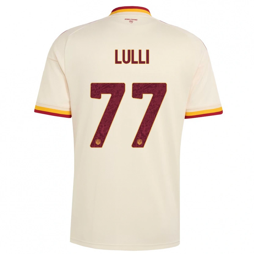 Danxen Mujer Camiseta Emanuele Lulli #77 Champán Rojo Amarillo 2ª Equipación 2026/27 La Camisa México