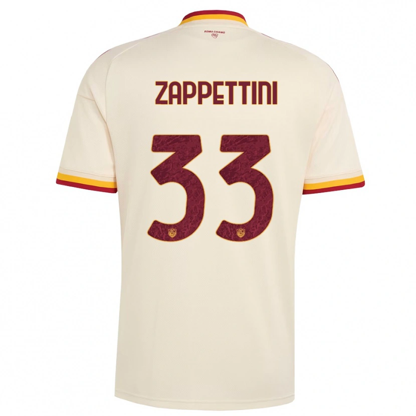 Danxen Mujer Camiseta Sara Zappettini #33 Champán Rojo Amarillo 2ª Equipación 2026/27 La Camisa México