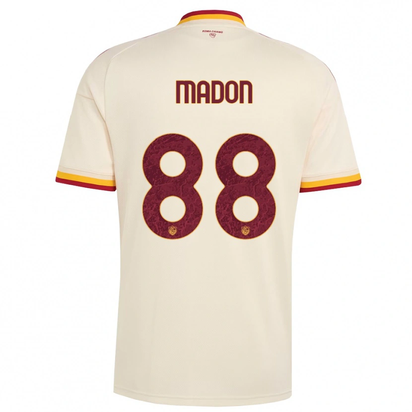 Danxen Mujer Camiseta Maja Madon #88 Champán Rojo Amarillo 2ª Equipación 2026/27 La Camisa México