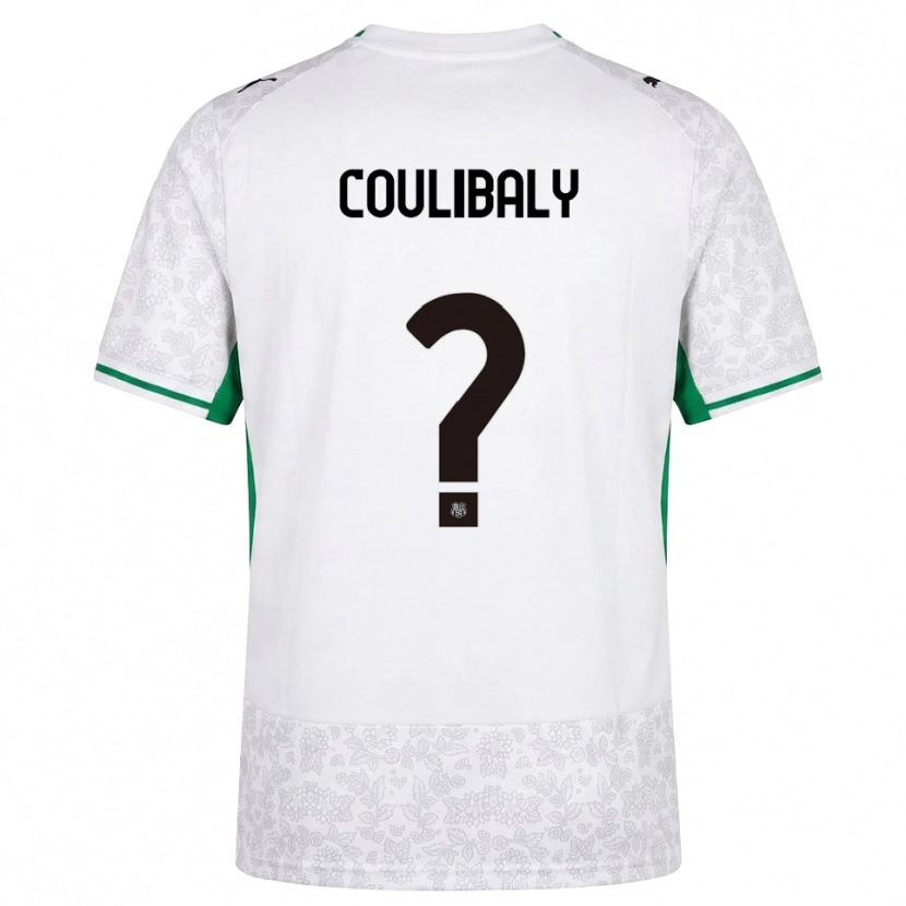 Danxen Mujer Camiseta Idriss Coulibaly #0 Blanco Negro Verde 2ª Equipación 2026/27 La Camisa México