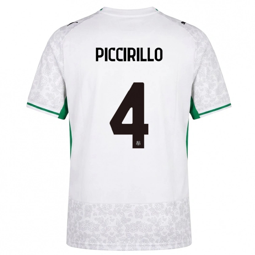 Danxen Mujer Camiseta Michele Piccirillo #4 Blanco Negro Verde 2ª Equipación 2026/27 La Camisa México