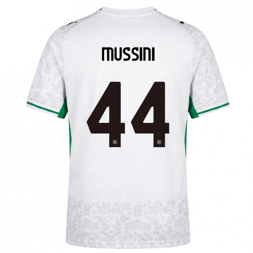 Danxen Mujer Camiseta Andrea Mussini #44 Blanco Negro Verde 2ª Equipación 2026/27 La Camisa México