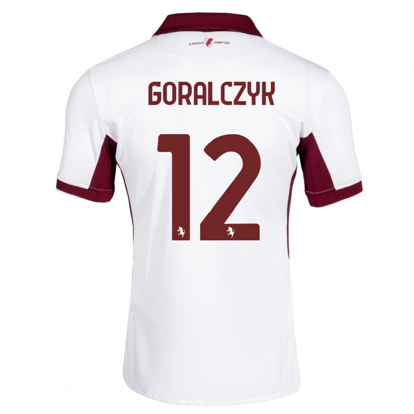 Danxen Mujer Camiseta Karol Goralczyk #12 Burdeos Blanco Rojo 2ª Equipación 2026/27 La Camisa México