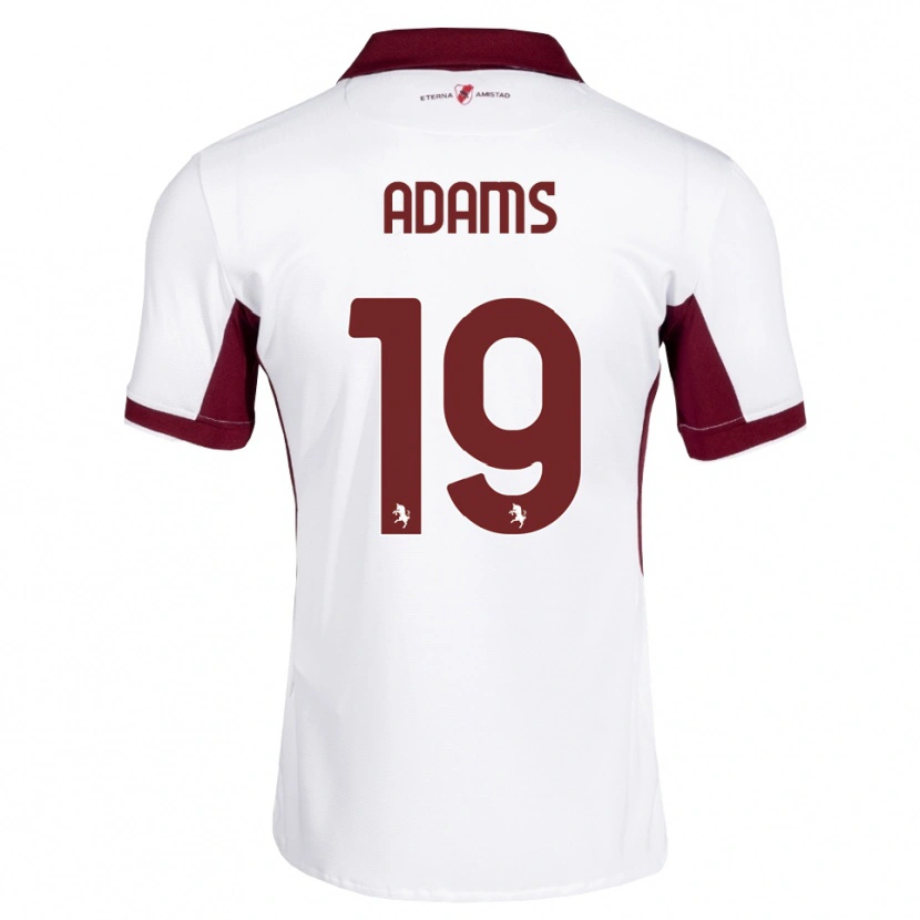 Danxen Mujer Camiseta Ché Adams #19 Burdeos Blanco Rojo 2ª Equipación 2026/27 La Camisa México