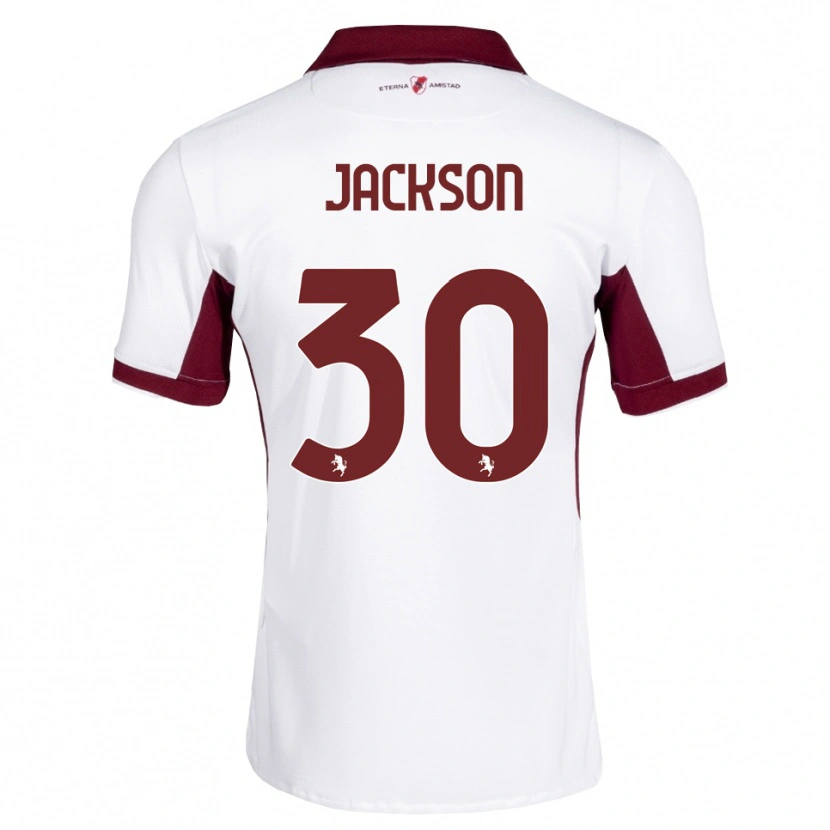 Danxen Mujer Camiseta Michael Jackson #30 Burdeos Blanco Rojo 2ª Equipación 2026/27 La Camisa México