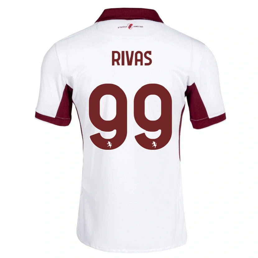 Danxen Mujer Camiseta Feder Rivas #99 Burdeos Blanco Rojo 2ª Equipación 2026/27 La Camisa México