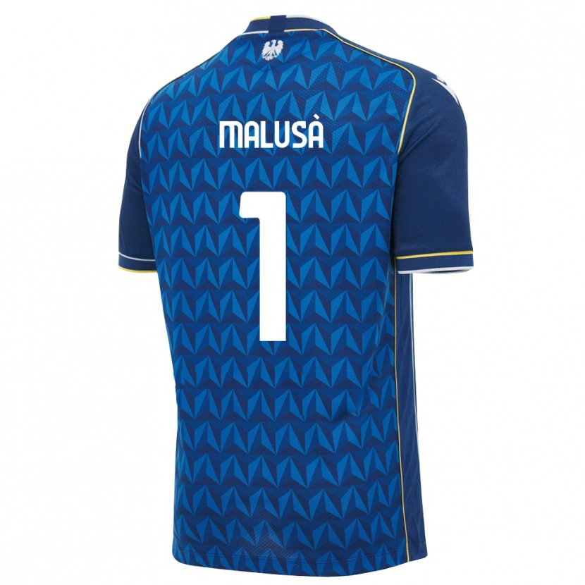Danxen Mujer Camiseta Joel Malusà #1 Azul Real Blanco Azul 2ª Equipación 2026/27 La Camisa México