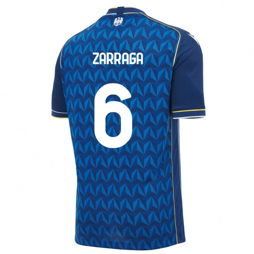 Danxen Mujer Camiseta Oier Zarraga #6 Azul Real Blanco Azul 2ª Equipación 2026/27 La Camisa México