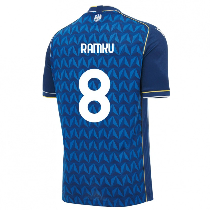 Danxen Mujer Camiseta Alex Ramku #8 Azul Real Blanco Azul 2ª Equipación 2026/27 La Camisa México