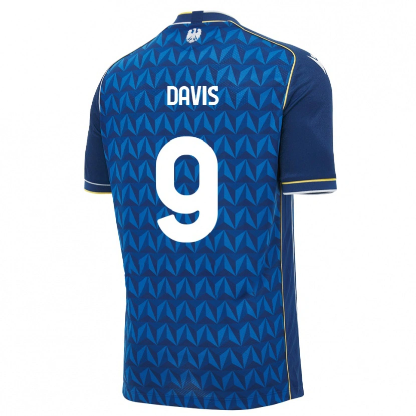 Danxen Mujer Camiseta Keinan Davis #9 Azul Real Blanco Azul 2ª Equipación 2026/27 La Camisa México
