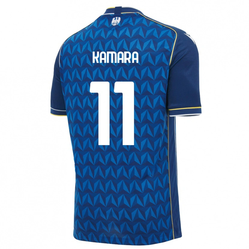 Danxen Mujer Camiseta Hassane Kamara #11 Azul Real Blanco Azul 2ª Equipación 2026/27 La Camisa México