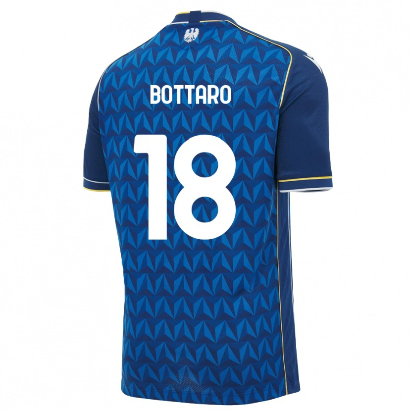 Danxen Mujer Camiseta Leonardo Bottaro #18 Azul Real Blanco Azul 2ª Equipación 2026/27 La Camisa México
