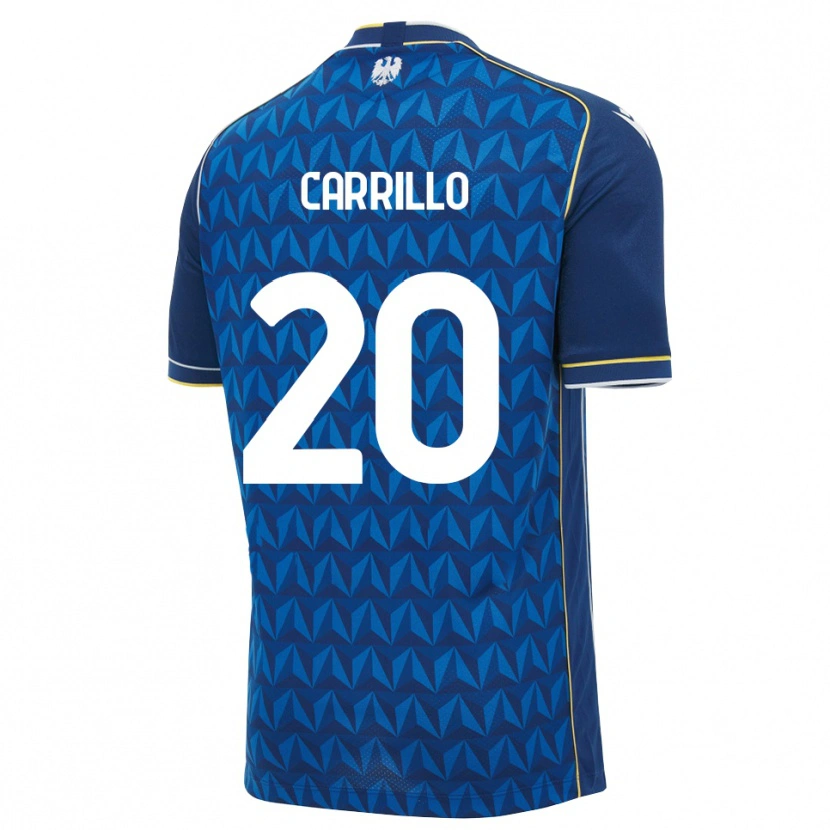 Danxen Mujer Camiseta Pietro Carrillo #20 Azul Real Blanco Azul 2ª Equipación 2026/27 La Camisa México