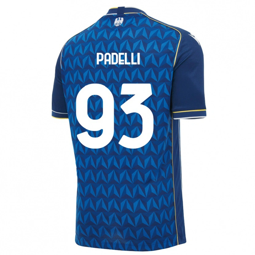 Danxen Mujer Camiseta Daniele Padelli #93 Azul Real Blanco Azul 2ª Equipación 2026/27 La Camisa México