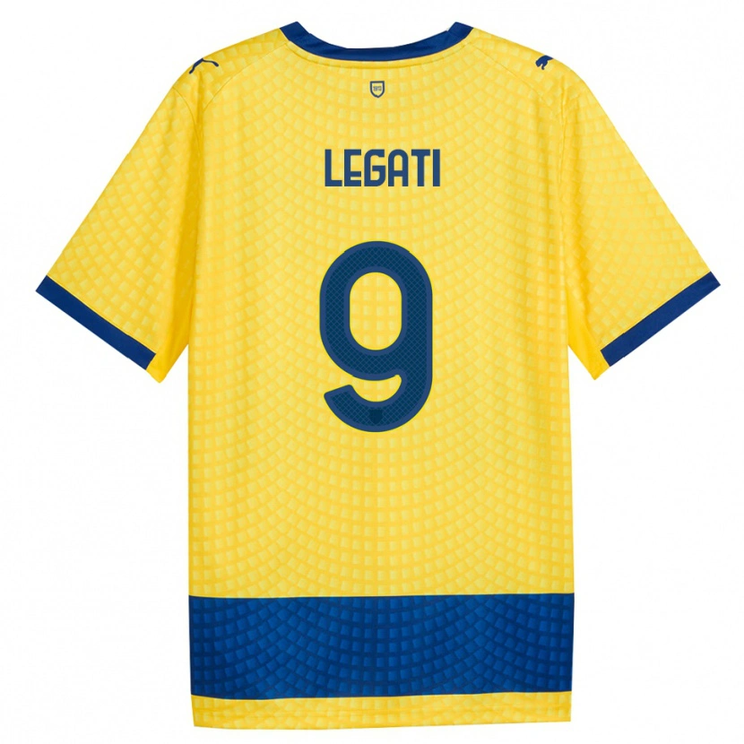 Danxen Mujer Camiseta Juri Legati #9 Amarillo Azul Negro 2ª Equipación 2026/27 La Camisa México