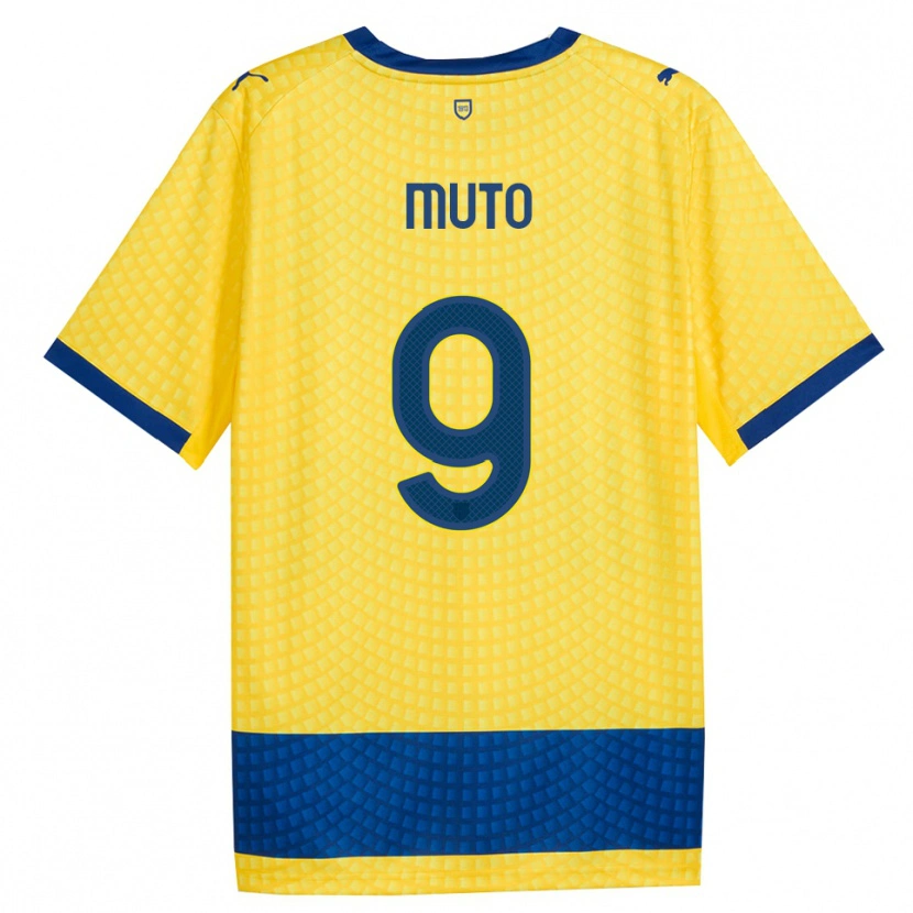 Danxen Mujer Camiseta Andrea Muto #9 Amarillo Azul Negro 2ª Equipación 2026/27 La Camisa México