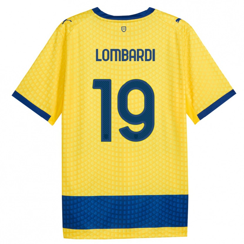 Danxen Mujer Camiseta Gabriel Lombardi #19 Amarillo Azul Negro 2ª Equipación 2026/27 La Camisa México