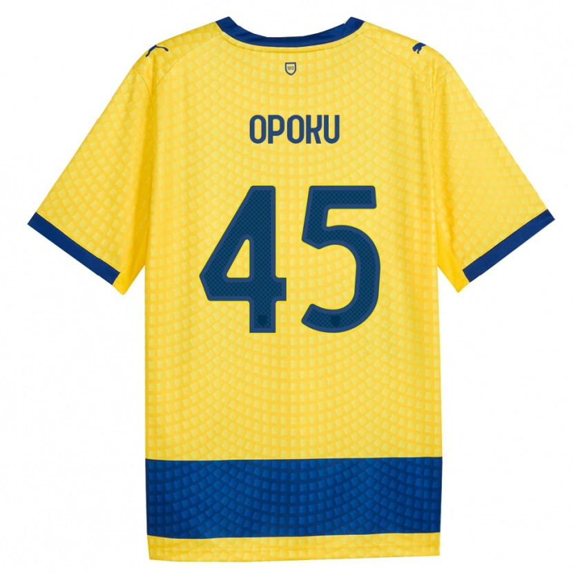 Danxen Mujer Camiseta Mama Opoku #45 Amarillo Azul Negro 2ª Equipación 2026/27 La Camisa México