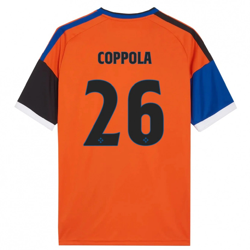 Danxen Mujer Camiseta Francesco Coppola #26 Naranja Azul Negro Blanco 2ª Equipación 2026/27 La Camisa México