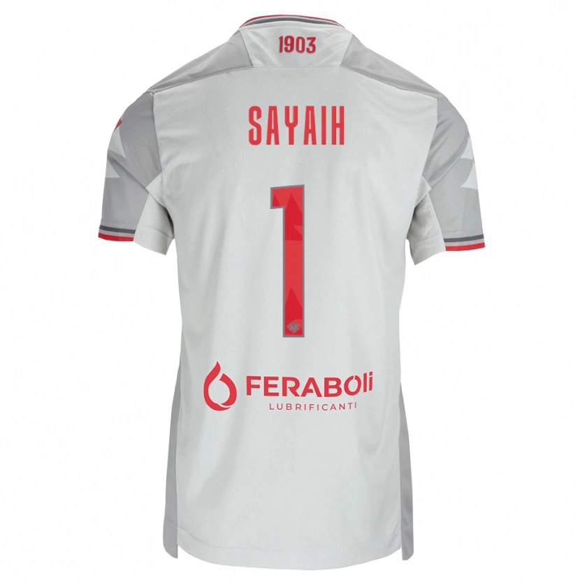 Danxen Mujer Camiseta Ilyas Sayaih #1 Gris Blanco Rojo 2ª Equipación 2026/27 La Camisa México