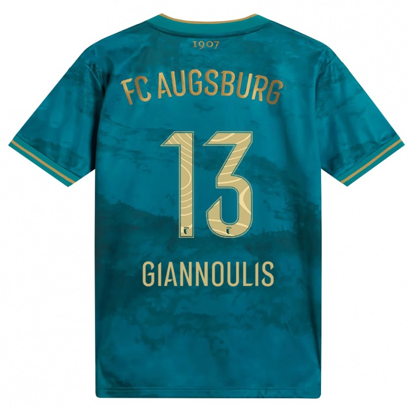 Danxen Mujer Camiseta Dimitrios Giannoulis #13 Verde Marrón 2ª Equipación 2026/27 La Camisa México