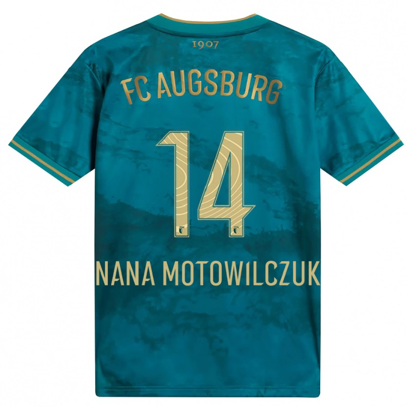 Danxen Mujer Camiseta Kevin Nana #14 Verde Marrón 2ª Equipación 2026/27 La Camisa México