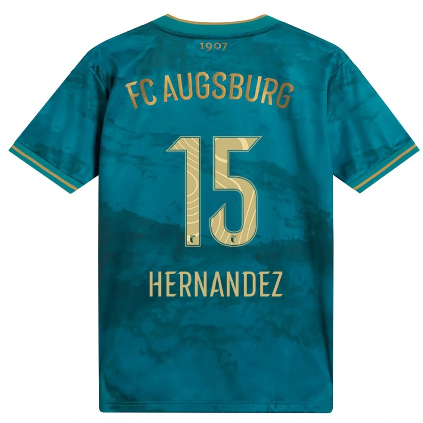 Danxen Mujer Camiseta Saidu Hernandez #15 Verde Marrón 2ª Equipación 2026/27 La Camisa México
