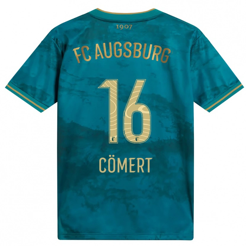 Danxen Mujer Camiseta Devin Cömert #16 Verde Marrón 2ª Equipación 2026/27 La Camisa México